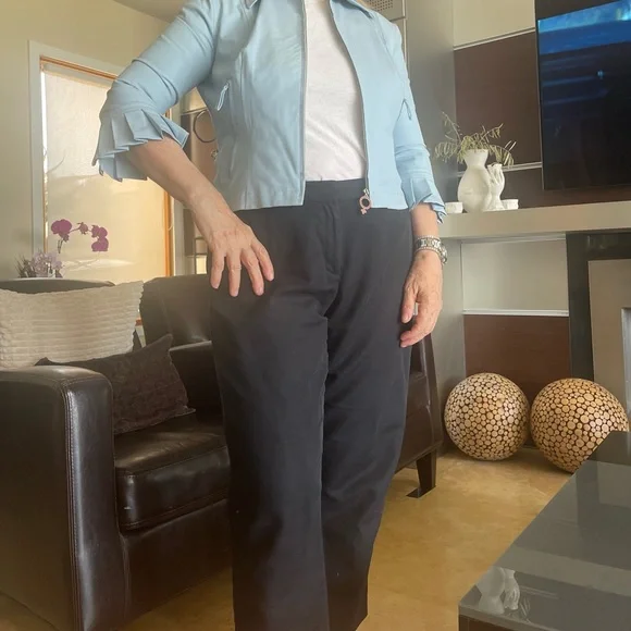 VINTAGE MOSCHINO blue JACKET